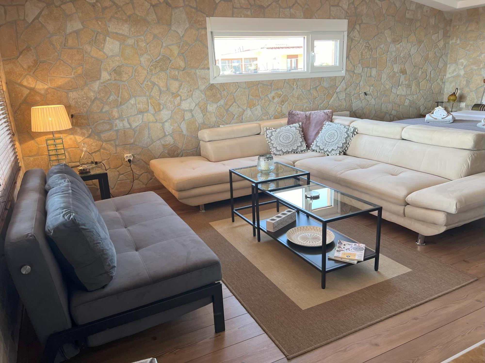 Doormat# Wait 'N Sea, Jacuzzi, Luxury Stone House Apartment เอปาโนมี ภายนอก รูปภาพ